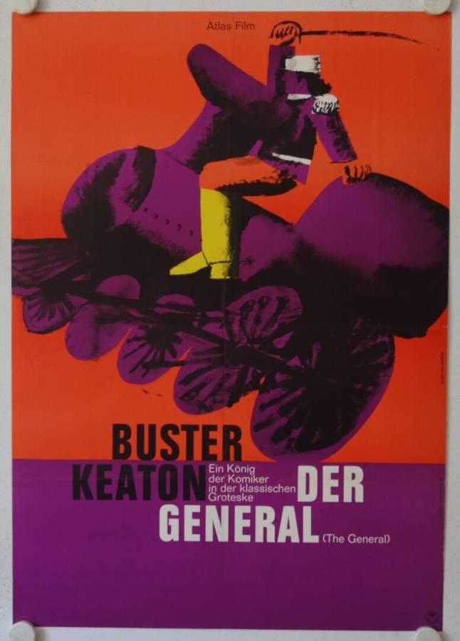 Der General originales deutsches Filmplakat (R62)